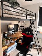 Gave hoogslaper zwart staal. GRATIS, Eenpersoons, Ophalen of Verzenden, Zo goed als nieuw, 200 cm