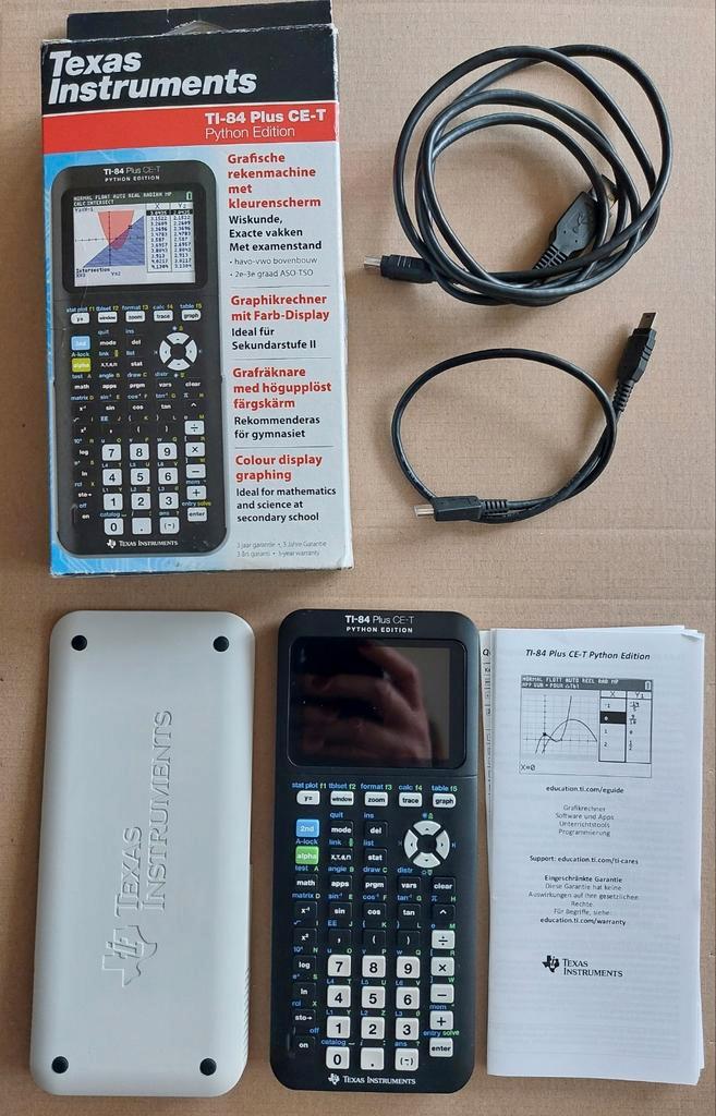 Grafishe rekenmachine
TI-84 Plus CE-T Phyton, Diversen, Rekenmachines, Zo goed als nieuw, Grafische rekenmachine, Ophalen of Verzenden