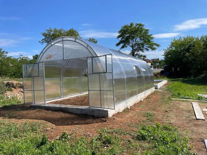 TOP KAS, TUNNELKAS -GOLEM PLUS–TOPPRIJS–4x6m-6mm PC, Tuin en Terras, Kassen, Nieuw, Kweekkas, Staal, Polycarbonaat, Verzenden