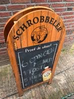 Dubbelzijdig stoepbord van schrobbeler, Verzamelen, Ophalen, Zo goed als nieuw, Reclamebord