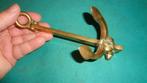 Groot brons miniatuur anker 217 gram, Antiek en Kunst, Verzenden