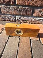 Antieke houten waterpas kort model €7,50, Antiek en Kunst, Ophalen of Verzenden