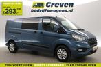 Ford Transit Custom 2.0 TDCI L2H1 | DC | 6-Zits | Carplay |, Auto's, Voorwielaandrijving, Gebruikt, Euro 6, 4 cilinders