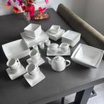 Servies 6 persoons Yong extra strong new bone china, Ophalen of Verzenden, Zo goed als nieuw, Effen, Porselein