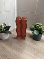 2 donker oranje Ikea Skamt vaasjes, Glas, Oranje, Ophalen of Verzenden, Zo goed als nieuw