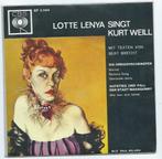 Lotte Lenya singt Kurt Weill, Cd's en Dvd's, Ophalen of Verzenden