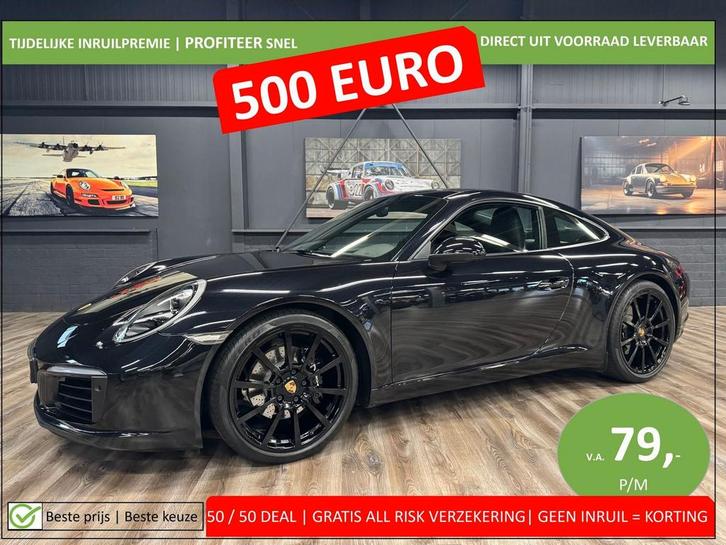 PORSCHE 911 | 991.2 | 3.0 | Black | NAP Schuifdak Sportuitl, Auto's, Porsche, Bedrijf, Te koop, Benzine, Coupé, Automaat, Zwart
