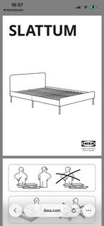 Ikea malm bed 140 x 200 zonder matras, Ophalen, Gebruikt, Normaal, Tweepersoons