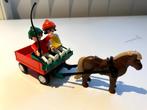 Playmobil 3583 Ponywagen met kinderen (vintage), Complete set, Gebruikt, Ophalen