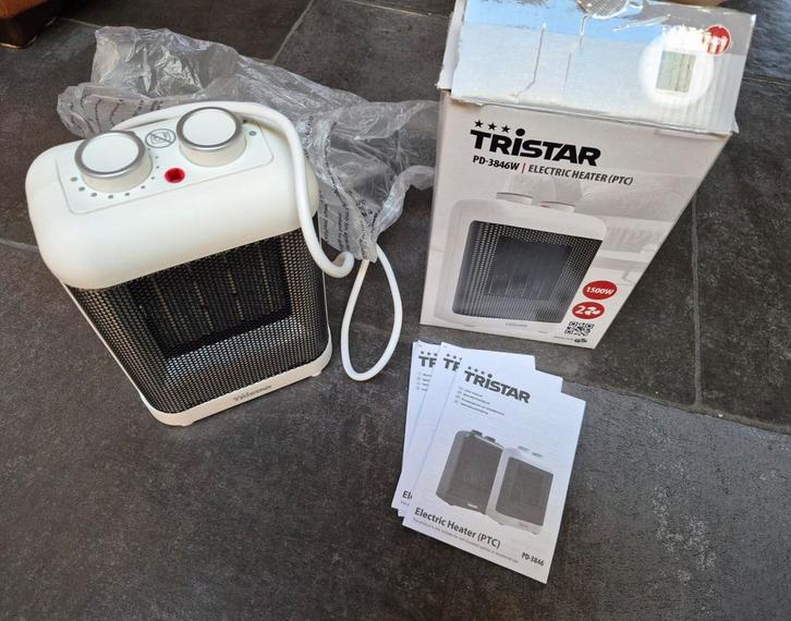 Compacte Tristar kachel - Ideaal voor kleine ruimtes, Huis en Inrichting, Kachels, Nieuw, Vrijstaand, Overige soorten, Elektrisch