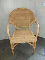 rieten stoel, Huis en Inrichting, Stoelen, Ophalen, Riet, Gebruikt, Bruin