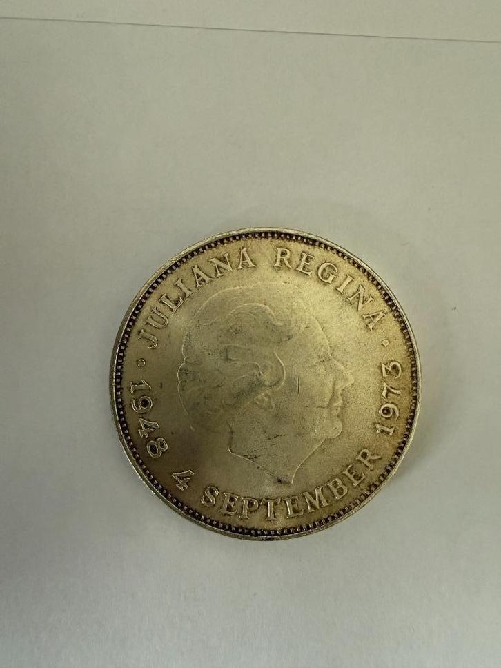 10 Gulden Zilveren Munt 1973 – Juliana Regina, Postzegels en Munten, Munten | Nederland, Losse munt, 10 gulden, Koningin Juliana