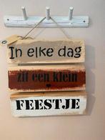 Houten wanddecoratie 30x30 NIEUW, Ophalen of Verzenden, Nieuw