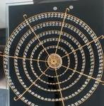 Antieke Swarovski Kroonluchter Messing & Kristal, Huis en Inrichting, Lampen | Kroonluchters, Ophalen, Gebruikt, Overige materialen