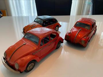 Blikken VW ‘s drie stuks Bandai/Taiyo opknappers. beschikbaar voor biedingen