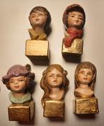 5 meisjes buste 6 cm, Ophalen of Verzenden