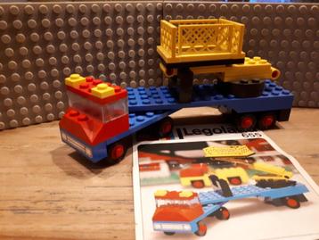 lego set 655 vrachtauto met trailer met hoogwerker beschikbaar voor biedingen