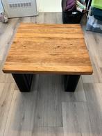 Teakhout salon tafels / 2 stuks, Huis en Inrichting, Tafels | Salontafels, Ophalen, 50 tot 100 cm, Zo goed als nieuw, Minder dan 50 cm