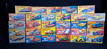 Matchbox 29 LEGE DOOSJES - Diverse Modellen BIEDEN  beschikbaar voor biedingen