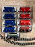 9x Fleischmann Zelflossers 5510/5511/5517/5751 HO in OVP, Gelijkstroom, Fleischmann, Analoog, Wagon