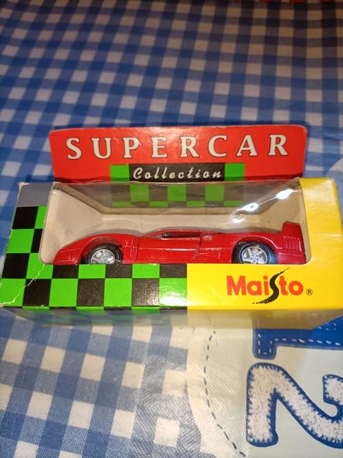 Nieuwe Ferrari F40 auto in doosje Supercar Collection, Verzamelen, Merken en Reclamevoorwerpen, Nieuw, Ophalen of Verzenden