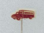 SP2222 Speldje Lekkerland vrachtwagen rood, Gebruikt, Ophalen of Verzenden, Overige onderwerpen