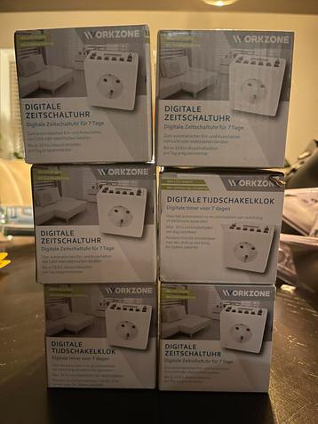 6x Workzone Digitale Tijdschakelklok 7 Dagen beschikbaar voor biedingen