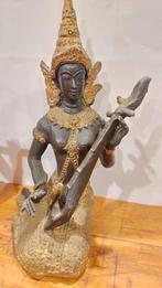 3 Koperen Tempelwachters - Muzikale Beelden afgeprijsd, Ophalen of Verzenden