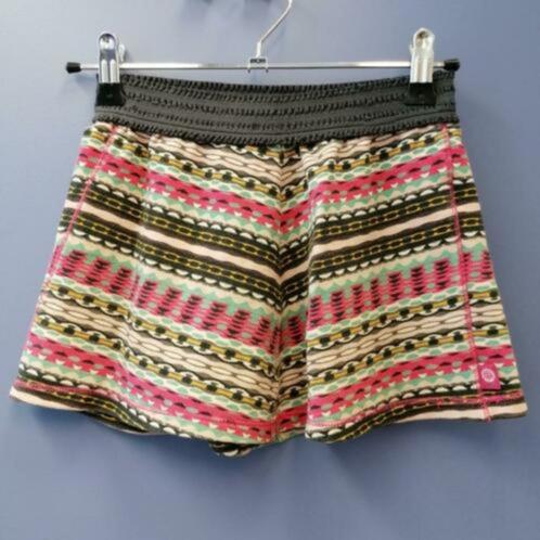Bomba roze / grijs / okergeel geprint rokje mt 122-128 35126, Kinderen en Baby's, Kinderkleding | Maat 122, Zo goed als nieuw