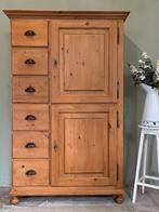 Oud grenen spekkast brocante ladenkast buffetkast cottage, Huis en Inrichting, Ophalen, Gebruikt, Nvt, Nvt