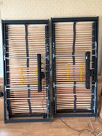 2x Bossflex400 Elektrische Bedbodems + Matrassen, Ophalen, Gebruikt, 90 cm, Eenpersoons