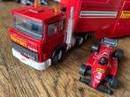 Iveco Turbo Ferrari Formule 1 transporter Matchbox, Ophalen of Verzenden, Nieuw, Bus of Vrachtwagen