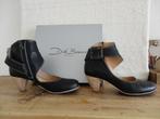 2x gedr: zwarte leren pump Dick Boons maat 37 NP € 140,-, Pumps, Zwart, Ophalen of Verzenden, Zo goed als nieuw
