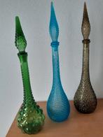 Empoli Rossini Karaf Italy 60s Vintage Flesvaas Handblown, Ophalen of Verzenden