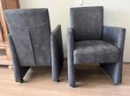 Eetkamer stoelen / fauteuils 2x, Huis en Inrichting, Stoelen, Ophalen, Twee, Overige kleuren, Leer