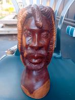 Handgesneden king of reggae Bob Marley houten beeld, Ophalen of Verzenden