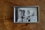 Mooi klein zilverkleurig fotolijstje nr 20 uit de jaren 50, Antiek en Kunst, Ophalen of Verzenden