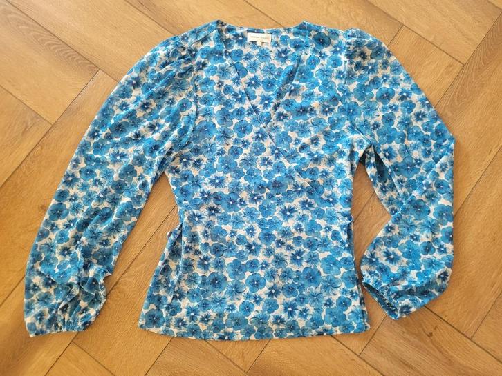 Super leuke blouse van Fabienne Chapot, maat S, Kleding | Dames, Blouses en Tunieken, Zo goed als nieuw, Maat 36 (S), Blauw, Ophalen of Verzenden