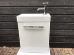 Te koop aangeboden: Toiletmeubel Wit., Ophalen, Zo goed als nieuw, Wastafel