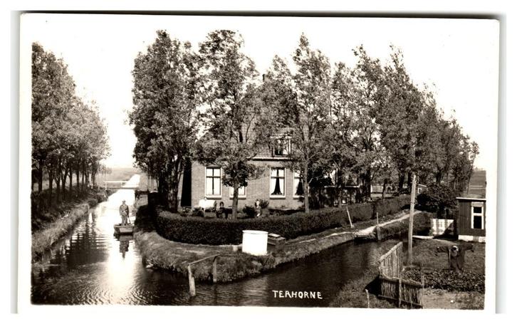 Terhorne. Fotokaart. Uitg: D. v. d. List, Verzamelen, Ansichtkaarten | Nederland, Gelopen, Friesland, 1920 tot 1940, Verzenden