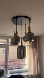 Light & Living Lekar Hanglamp inclusief lichtbronnen, Huis en Inrichting, Lampen | Hanglampen, Ophalen, Zo goed als nieuw, Glas