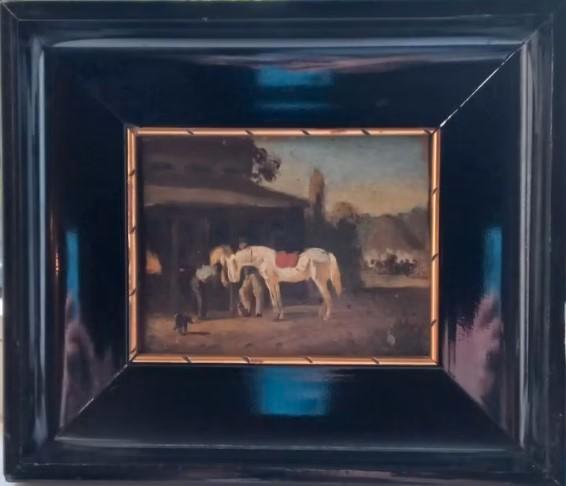 Cornelis Albertus Johannes Schermer 1824-1915, Antiek en Kunst, Kunst | Schilderijen | Klassiek, Ophalen of Verzenden