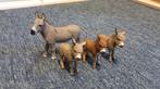 Schleich ezels, Ophalen of Verzenden, Zo goed als nieuw, Boerderijdier, Beeldje of Figuurtje
