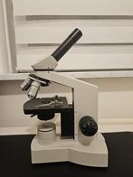 Euromex biologische microscoop - incl. tas + 45 glasplaatjes, Ophalen of Verzenden