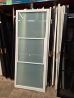 93x231,5cm binnendeur opdek L of R staallook wit SL41, Doe-het-zelf en Verbouw, Deuren en Horren, Ophalen, 80 tot 100 cm, Glas