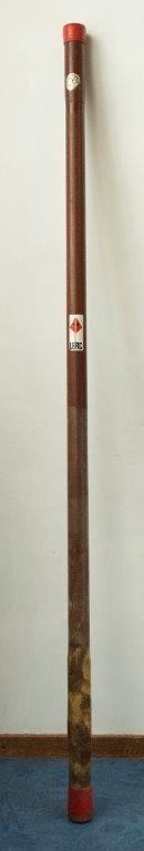 LERC bruine witvishengel (L) 5-delig, Watersport en Boten, Ophalen of Verzenden, Gebruikt, Overige typen