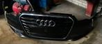 Origineel Voorbumper met Grill Audi A6 sedan 2016 zwart, Ophalen, Gebruikt, -, Voor