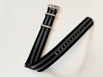 Nato Strap James Bond Zwart/ Grijs 20mm/ 22mm NIEUW, Ophalen of Verzenden, Nieuw