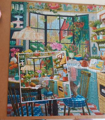 Eeboo puzzel 1000 st spring in the kitchen beschikbaar voor biedingen