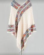 Poncho Sjaal Nelly Ecru, Verzenden, Nieuw, Sjaal